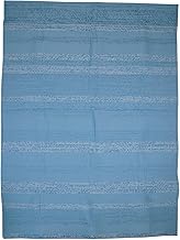 Marushin 275059500 Ibra Rug Mat, 70.9 x 94.5 inches (180 x 240 cm), Navy Jacquard