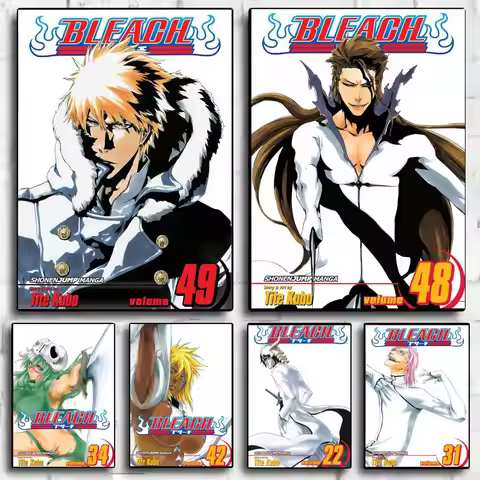 Anime B-BLEACH Arrancar Arc Poster Modern Aesthetic Wall Art Poster Minimalist Room Decoration Items