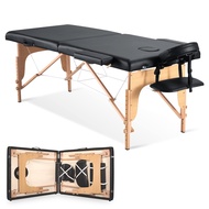 Massage Table Portable Massage Bed Lash Spa Bed Tattoo Face Cradle Bed Height 35Inch Adjustable 2 Fo