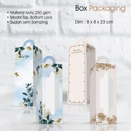 Souvenir Box & Souvenir Packaging Size 8 x 8 x 23 cm Cream