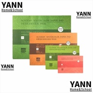 YANN Watercolor Paper Block, 20 Sheets 100% Cotton Watercolor Sketchbook, 300g 32K 16K 8K Art Paper 