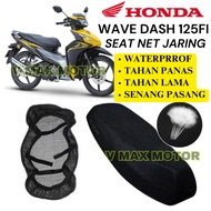 Honda Wave Dash125FI Motorcycle Seat Cover Net Jaring TEBAL Motor Duduk kusyen Seat Jaring Dash 125f