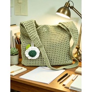 Knitted Bag, Knitted Shoulder Bag, Hobo Net Bag, Hobo Knitted Bag
