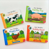 Farmyard Friends: Portly Pig / Higgly Hen / Cuddly Cow / Gobbly Goat by Axel Scheffler (Board Book)