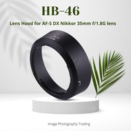 HB-46 HB46 Bayonet Lens Hood For Nikon AF-S DX NIKKOR 35mm f/1.8G Lens Nikon DSLR Camera