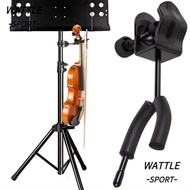 WA-SPORT Violin Hanger, Metal with Bow Hook Violin Viola Stand, High Quality No Punching Microphone 