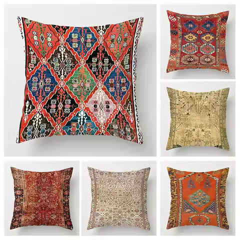 Fall home decor autumn living room throw pillow cover sofa boho Cushion cover 45x45cm 45*45 50*50 60
