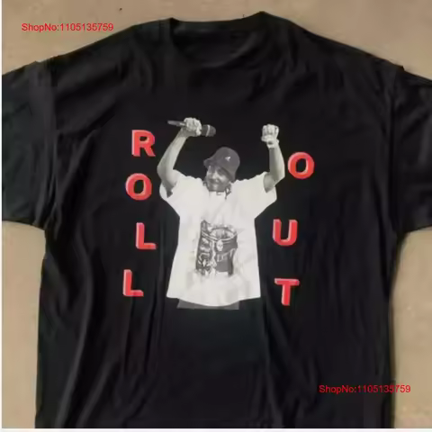 HOT SALE Ludacris Rapper Hiphop Roll Out Vintage Black T Shirt S 5XL vintage Washed Top For Everyday