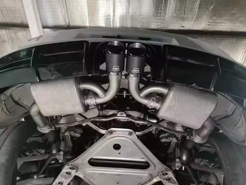 WRAX High performance muffler exhaust pipe for Porsche Boxster Cayman 987 .2 09-12 2.9L 3.4L catback