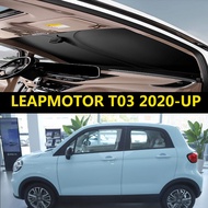 Car Windshield Sunshade for LEAPMOTOR T03 2020-UP Car Interior Shading Plate Front Shading