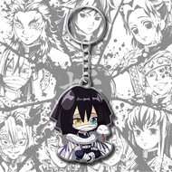 Iguro Obanai Chibi Kimetsu No Yaiba Keychain Anime Manga Gift For Couple Friends Familybag