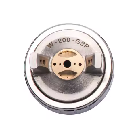 W-200 Spray Gun WA-200 Spray Gun Air Nozzle Cap W200 WA200 Paint Spray Gun 1.2/1.5/1.8/2.0/2.5mm G2P