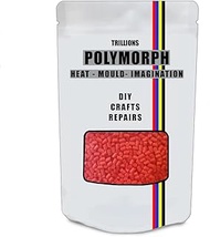 Axman Hand Moldable Red Polymorph 500g | Thermoplastic | Unlimited Uses - Crafts, DIY Repairs, Model