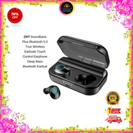 [NEW] ZNT Soundbass Plus Bluetooth 5.0 True Wireless Earbuds Touch Control Earphone Deep Bass Blueto