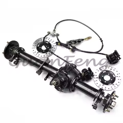 Rear Axle Drive Differential Rear Axle Disc Brakes, Quad Wheel Kart ATV