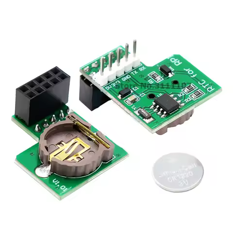 Rpi RTC DS1307 RaspberryPi green PCB board compatible with Raspberry Pi clock module