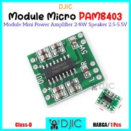 Module Mini Power Audio Amplifier PAM8403 Dual Channel Class D