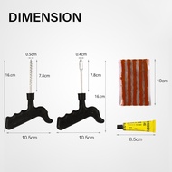 8Pcs Car Tubeless Tyre Repair Tools Kit Motorcycle Tyre Repair Set Penampal Tayar Kereta Bocor