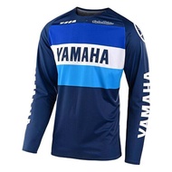 Áo Thi Đấu Đạp Xe Đua Xe Mô Tô Áo Phông Xe Máy Tay Dài MTB Xuống Dốc SE Pro Yamaha L4 Thoáng Khí Cho