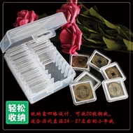 Kangxi Shunzhitongbao Collection Box North Song Copper Coin Box Ancient Coin Xiaoping Transparent Storage Box Qianlong Copper Coin Protection Box RR2L