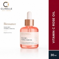 Biossance Squalane Vitamin C Rose Oil Brightening Firming Face Oil