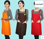 Pure Cotton Apron Korean Japan Lovely Work Clothes Fashion Coffee Milk Tea Salon Apron Household Kit