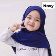 Instant triangle Hijab for children aged 0-3 years,/, jersey square Hijab Tudung Sarung Budak Tudung
