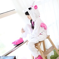 Pink Unicorn Cartoon Onesie Sleepwear Kid Boy Girl Xmas Cosplay Costume Animal Pajamas