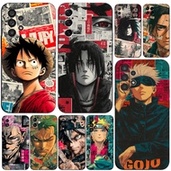 Case For Samsung Galaxy M12 M22 M23 F22 F23 M32 4G M52 5G Phone Cover Soft Silicon black tpu Anime p