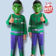 HM Hulk Kids Costume Mask Hulk Super Kids Suit hero
