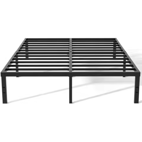 14 Inch Queen Bed Frame, Platform Bed Frame Queen Size No Box Spring Needed, Heavy Duty Metal Queen 