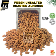 ROASTED [Unsalted] Almond Nut / Kacang Badam (USA) - FRESHLY ROAST WEEKLY
