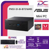 【24-HRS DELIVERY】ASUS PN51-S1-B-B7216MD AMD RYZEN 7 5700U Complete Mini PC (16GB RAM/512GB SSD/Win 10 Home Unactivated)