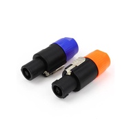 Speaker Four-Core Professional Speaker Plug 4-Core XLR Head Om Plug Power Amplifier Audio Cable Conn