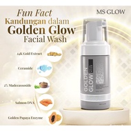 GOLDEN GLOW FACIAL WASH MS GLOW ORI FOR ACNE  SENSITIVE SKIN