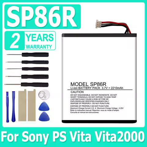 Replacement Battery SP86R 2500mAh For sony Ps vita 2000 psvita2000 PSV 2XXX PSV SP86R PSV2000 PCH-20
