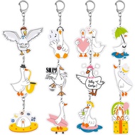 Silly Goose Party Favors 12 PCS Silly Goose Acrylic Keychains for Silly Goose Birthday Party Decorat