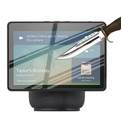 1 Pack Glass For Amazon Echo Show 5 8 10 Tempered Glass For Amazon Echo Show 8 Screen Protector For 