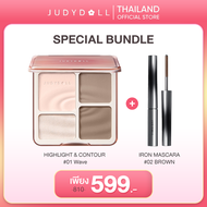 【Special Bundle】JUDYDOLL HIGHLIGHT & CONTOUR 9g+JUDYDOLL Iron Lengthening and Volumizing Mascara
