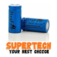 ULTRAFIRE 16340 / CR123A CR123 1200mAh 3.6V Li-Ion Rechargeable Battery
