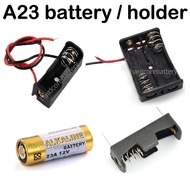 A23 23A Batteries 12V 27A Clip Holder Storage Box Case With Wire Pin Leads 2s 24v LED Strip Remote C