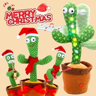 Christmas Gift Cactus Plush Toy Dancing Toy Song Plush Dancing Cactus Early Childhood Gift Toy