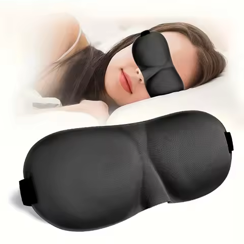 2pcs 3D Light-Blocking Eye Mask, Sleep Eye Mask, Travel Airplane Eye Mask