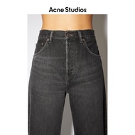 Acne Studios Ladies 2021F Loose Straight High Waist Version Wide Leg Pants Slightly Flared Trousers 