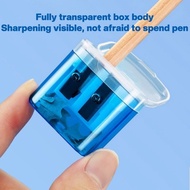 Exaggerated economical crayon sharpener