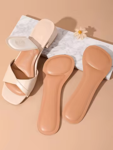 1 Pair Of High Heel With Summer Self Adhesive Insole Women Comfortable Sweaty Soles Non Slip Sandwic