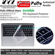 PsDs Ultra Thin Washable Transparent TPU Keyboard Protector MacBook Pro Touch Bar 13 15 A1706 A1989 