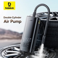 Baseus Air Pump Dual-Cylinder Car Air Compressor 120W Portable Faster Inflatable Car Pump Tyre Inflator Bicycle Balls Inflation