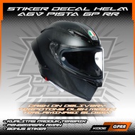 AGV PISTA GP RR HELMET DECAL STICKER