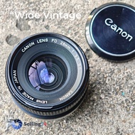 เลนส์ไวด์ Canon FD 28mm f3.5 S.C Mount FD wide angle